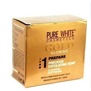Pure White Gold Glowing Precious Exfoliating Soap